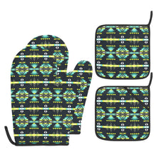 Load image into Gallery viewer, River Trail Oven Mitt &amp; Pot Holder
