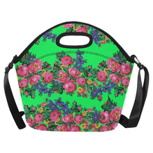 Load image into Gallery viewer, Kokum&#39;s Revenge Green Neoprene Lunch Bag/Large
