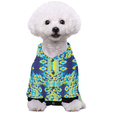 Load image into Gallery viewer, Kaleidoscope Jaune Bleu Pet Dog Hoodie
