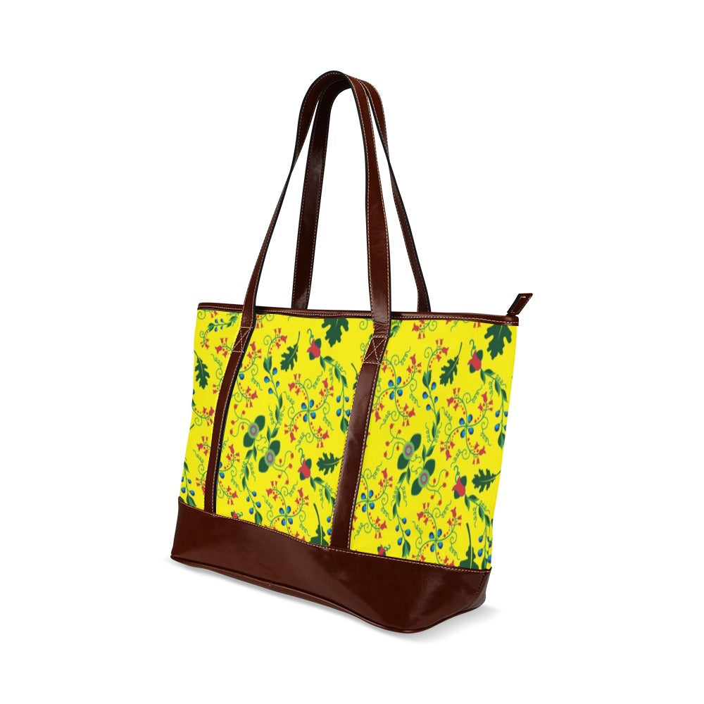 Vine Life Lemon Tote Handbag