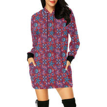 Load image into Gallery viewer, Cardinal Garden Hoodie Dress
