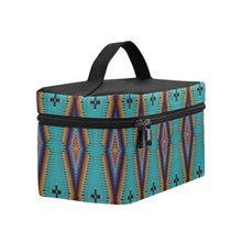 Load image into Gallery viewer, Diamond in the Bluff Turquoise Cosmetic Bag/Large
