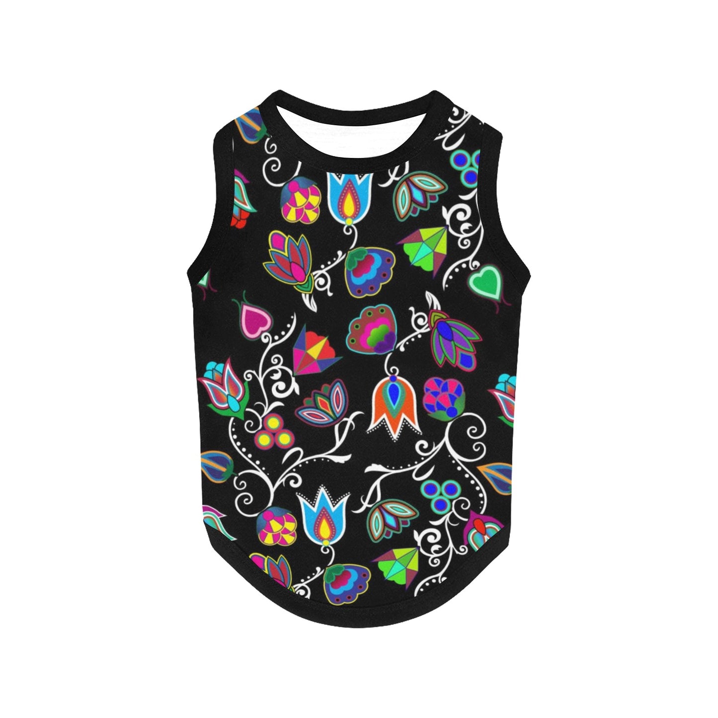 Indigenous Paisley Black Pet Tank Top