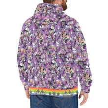 Load image into Gallery viewer, Culture in Nature Purple Men&#39;s Long Sleeve Fleece Hoodie
