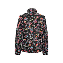 Load image into Gallery viewer, Floral Danseur Women&#39;s Stand Collar Padded Jacket
