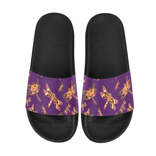 Gathering Yellow Purple Men's Slide Sandals