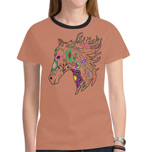 Load image into Gallery viewer, Horse Spirit Guide (Brown) New T-shirt for Women
