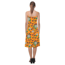 Load image into Gallery viewer, Strawberry Dreams Carrot Alcestis Slip Dress
