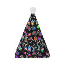 Load image into Gallery viewer, Indigenous Paisley Black Santa Hat
