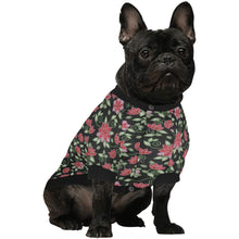 Load image into Gallery viewer, Red Beaded Rose Pet Dog Round Neck Shirt
