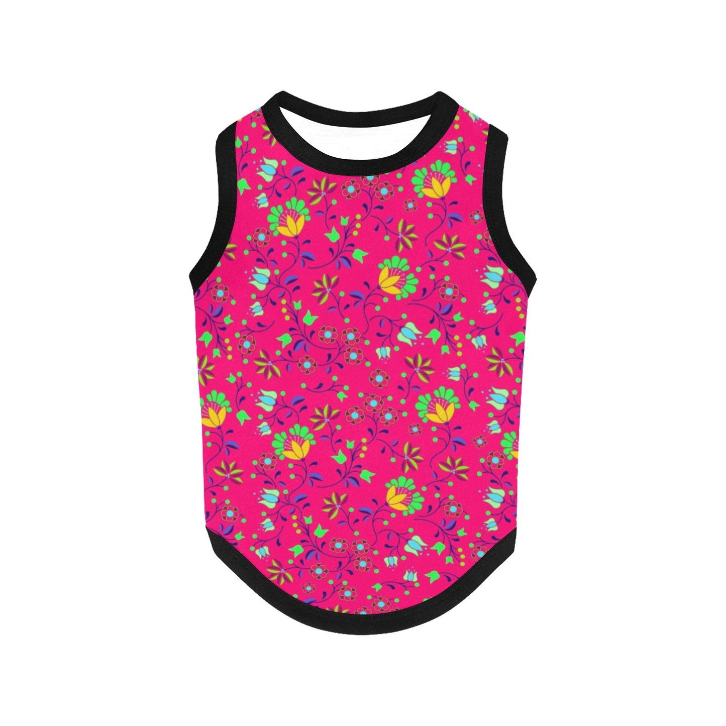Fleur Indigine Rouge Pet Tank Top