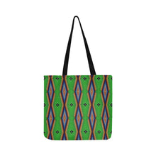 Load image into Gallery viewer, Diamond in the Bluff Lime Reusable Shopping Bag
