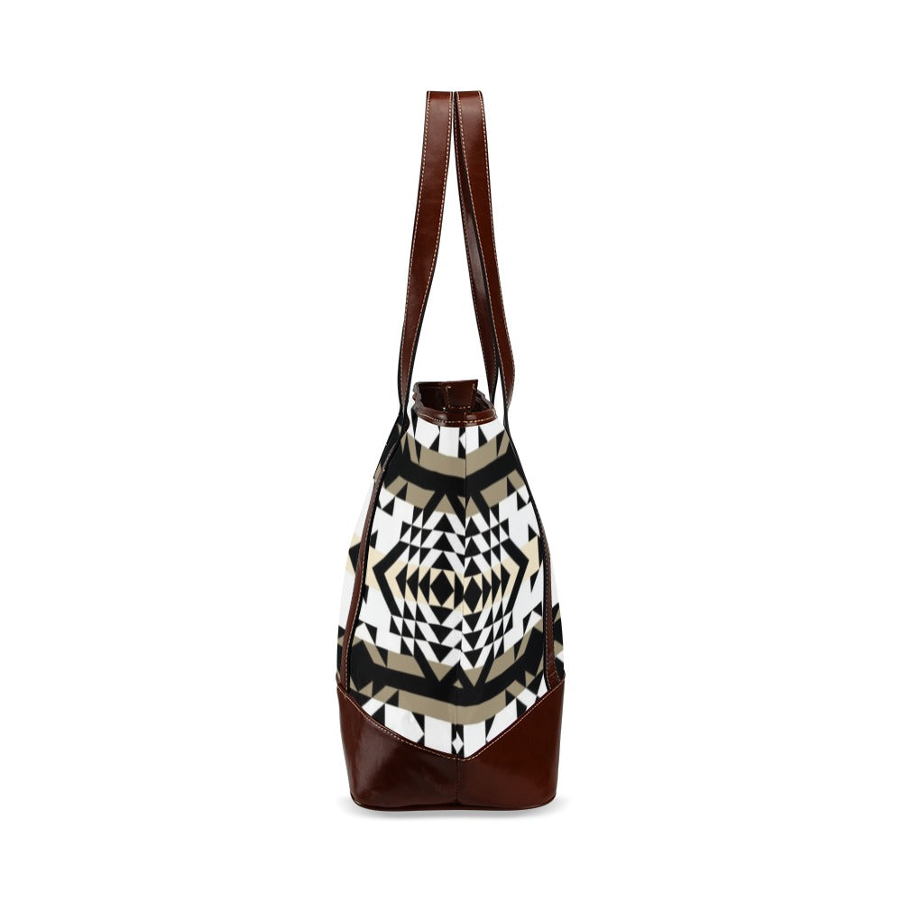 Black Rose Winter Canyon Tote Handbag