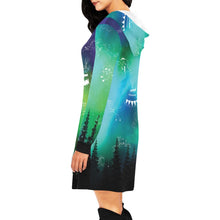 Load image into Gallery viewer, Aurora Medicine Animals Hoodie Dress
