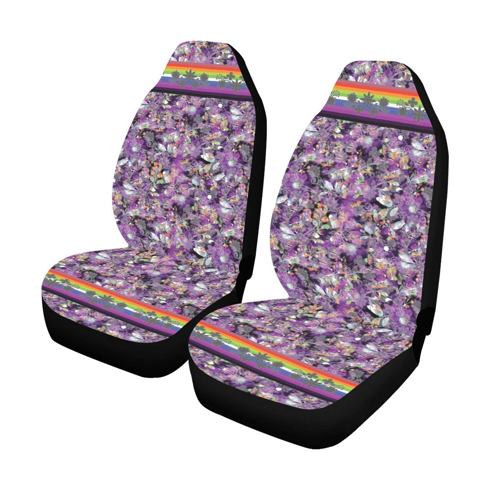 Culture in Nature Purple Car Seat Covers (Set of 2)