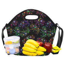 Load image into Gallery viewer, Neon Floral Buffalos Neoprene Lunch Bag/Large
