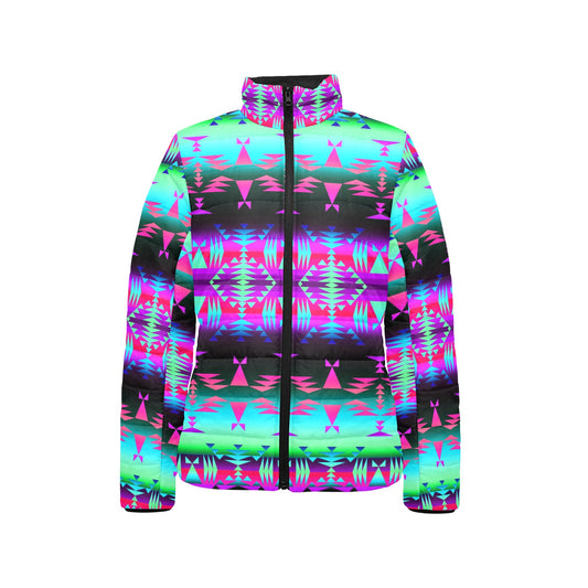 Between the Rocky Mountains Stand Collar Jacket