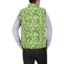 Load image into Gallery viewer, LightGreen Yellow Star Men&#39;s Padded Vest Jacket
