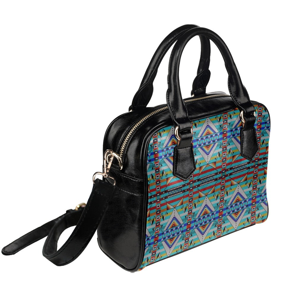 Medicine Blessing Turquoise Shoulder Handbag