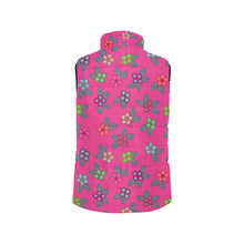 Load image into Gallery viewer, Berry Flowers Women&#39;s Padded Vest Jacket
