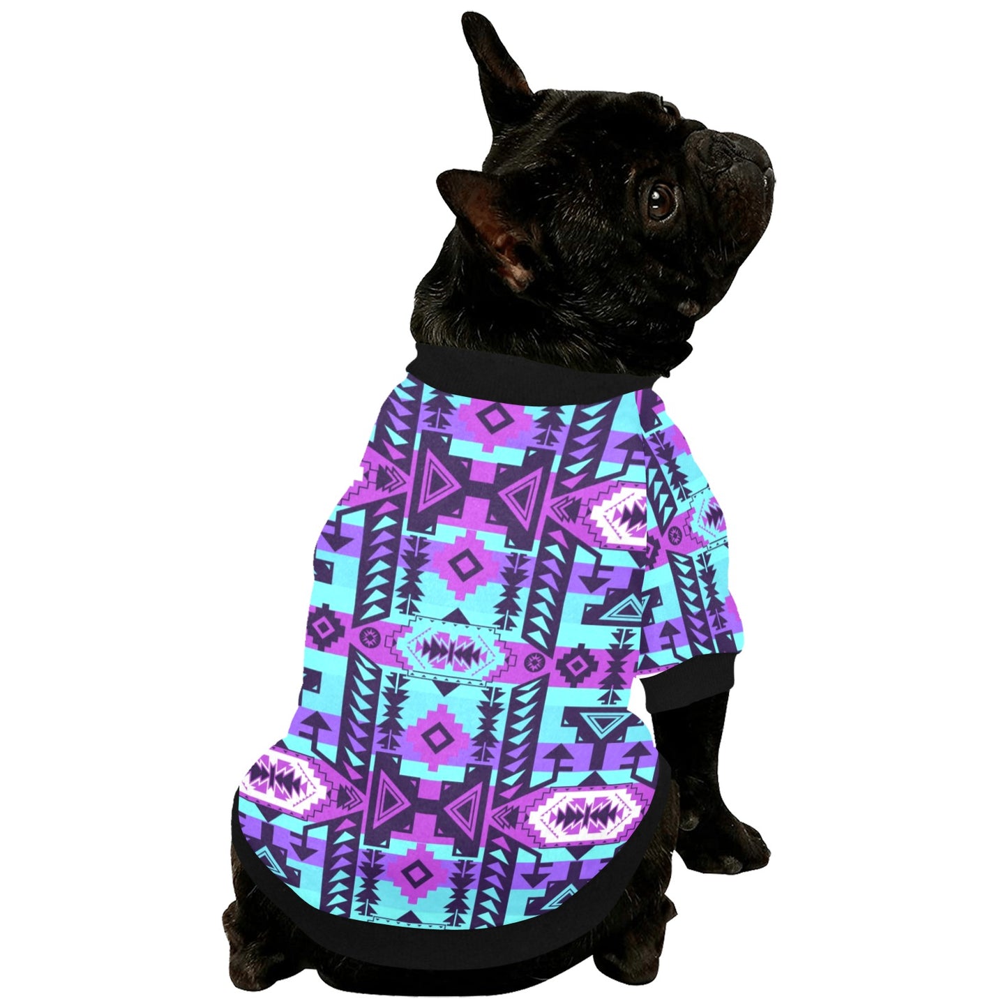 Chiefs Mountain Moon Shadow Pet Dog Round Neck Shirt