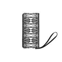 Load image into Gallery viewer, Writing on Stone Black and White Women&#39;s Clutch Purse
