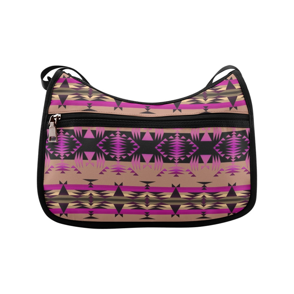 Between the Mountains Berry Crossbody Bags