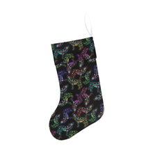 Load image into Gallery viewer, Floral Wolves Christmas Stocking
