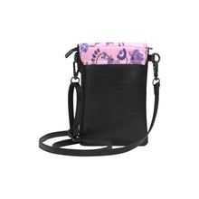 Load image into Gallery viewer, Purple Floral Amour Small Cell Phone Purse
