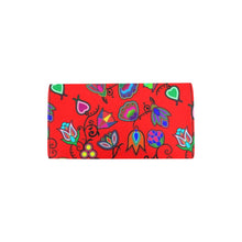 Load image into Gallery viewer, Indigenous Paisley Dahlia Women&#39;s Trifold Wallet
