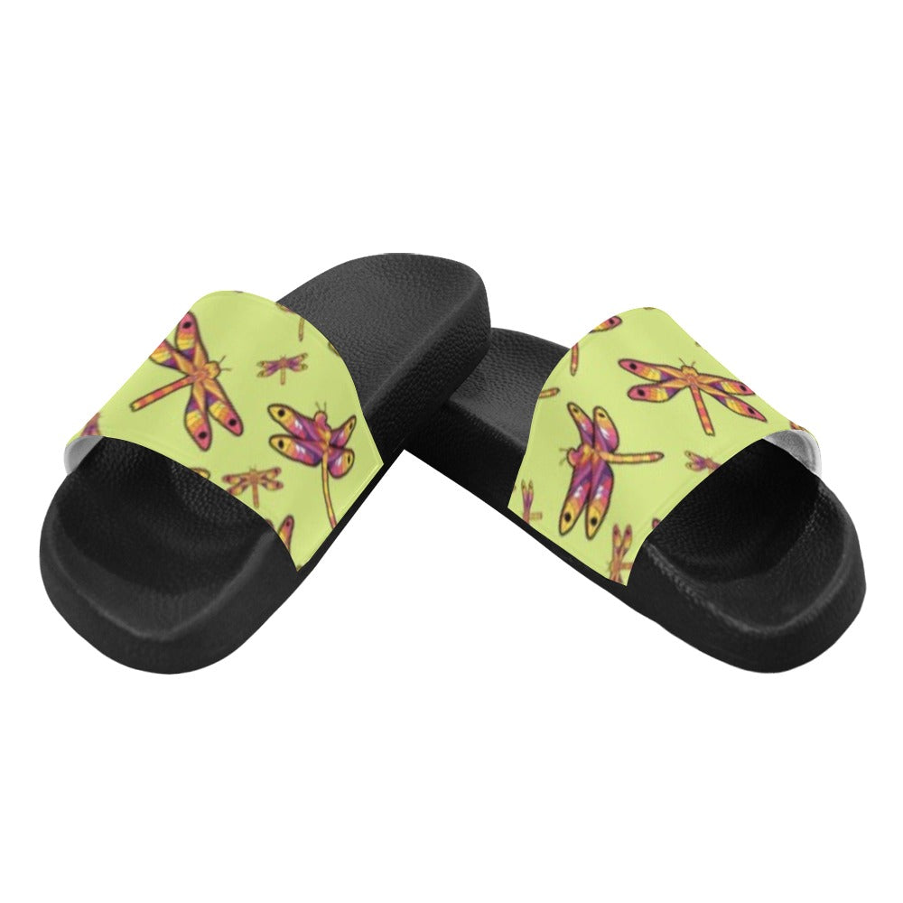 Gathering Lime Men's Slide Sandals