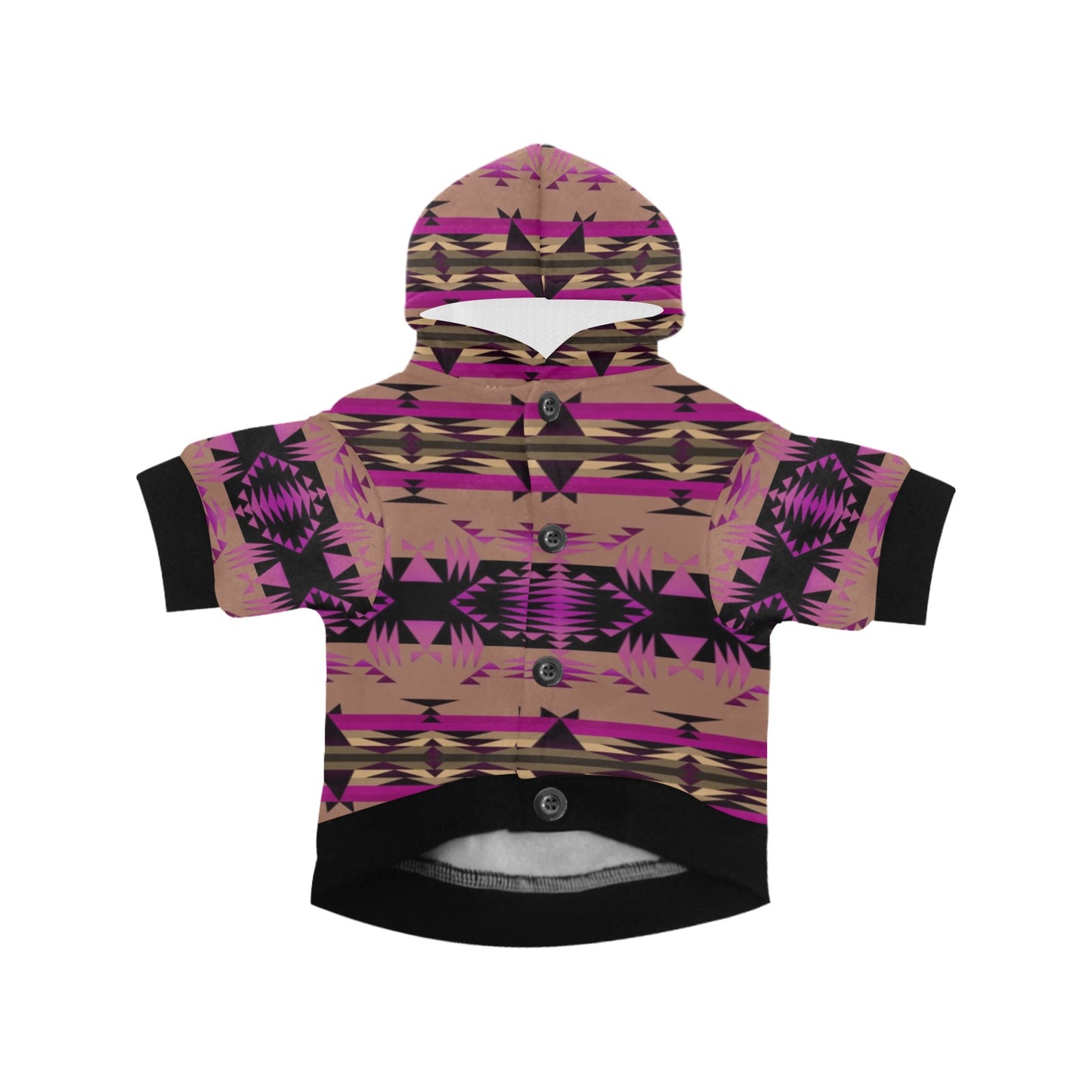 Between the Mountains Berry Pet Dog Hoodie