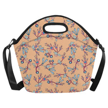 Load image into Gallery viewer, Swift Floral Peache Neoprene Lunch Bag/Large
