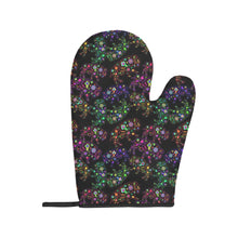 Load image into Gallery viewer, Neon Floral Buffalos Oven Mitt &amp; Pot Holder
