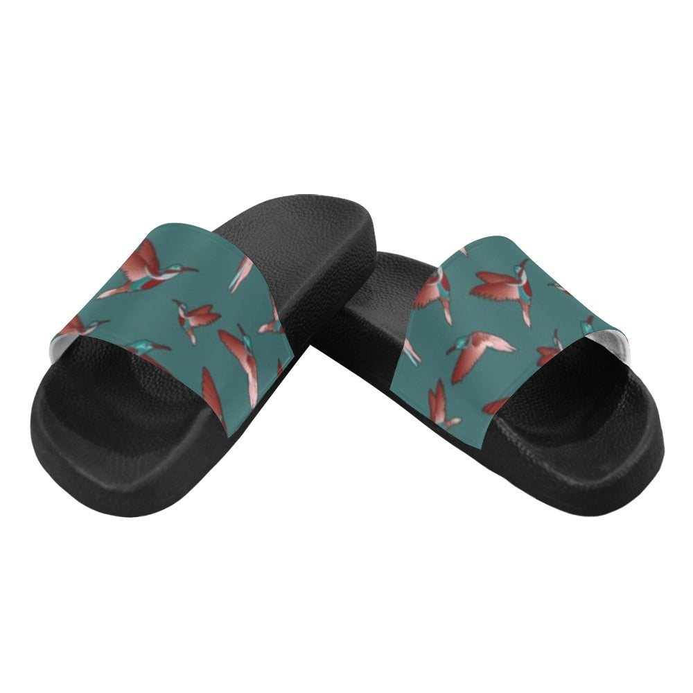 Red Swift Turquoise Men's Slide Sandals