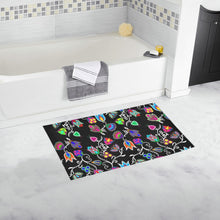 Load image into Gallery viewer, Indigenous Paisley Black Bath Rug 16&#39;&#39;x 28&#39;&#39;
