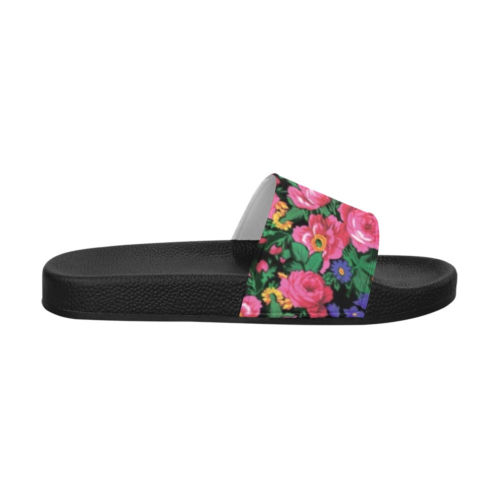 Kokum's Revenge Black Women's Slide Sandals