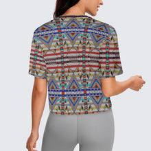 Load image into Gallery viewer, Medicine Blessing White Crop Top
