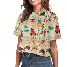 Load image into Gallery viewer, The Gathering of The Chiefs Crop Top
