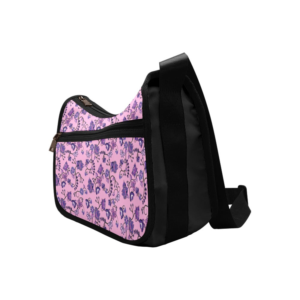 Purple Floral Amour Crossbody Bags