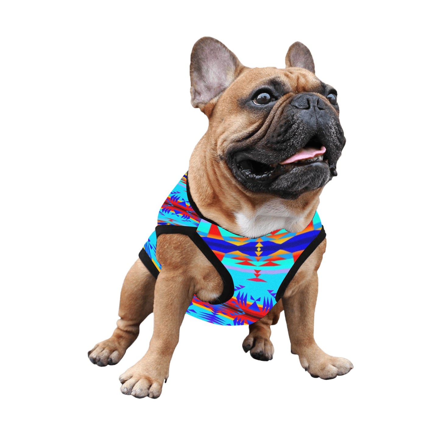 Between the Mountains Blue Pet Tank Top