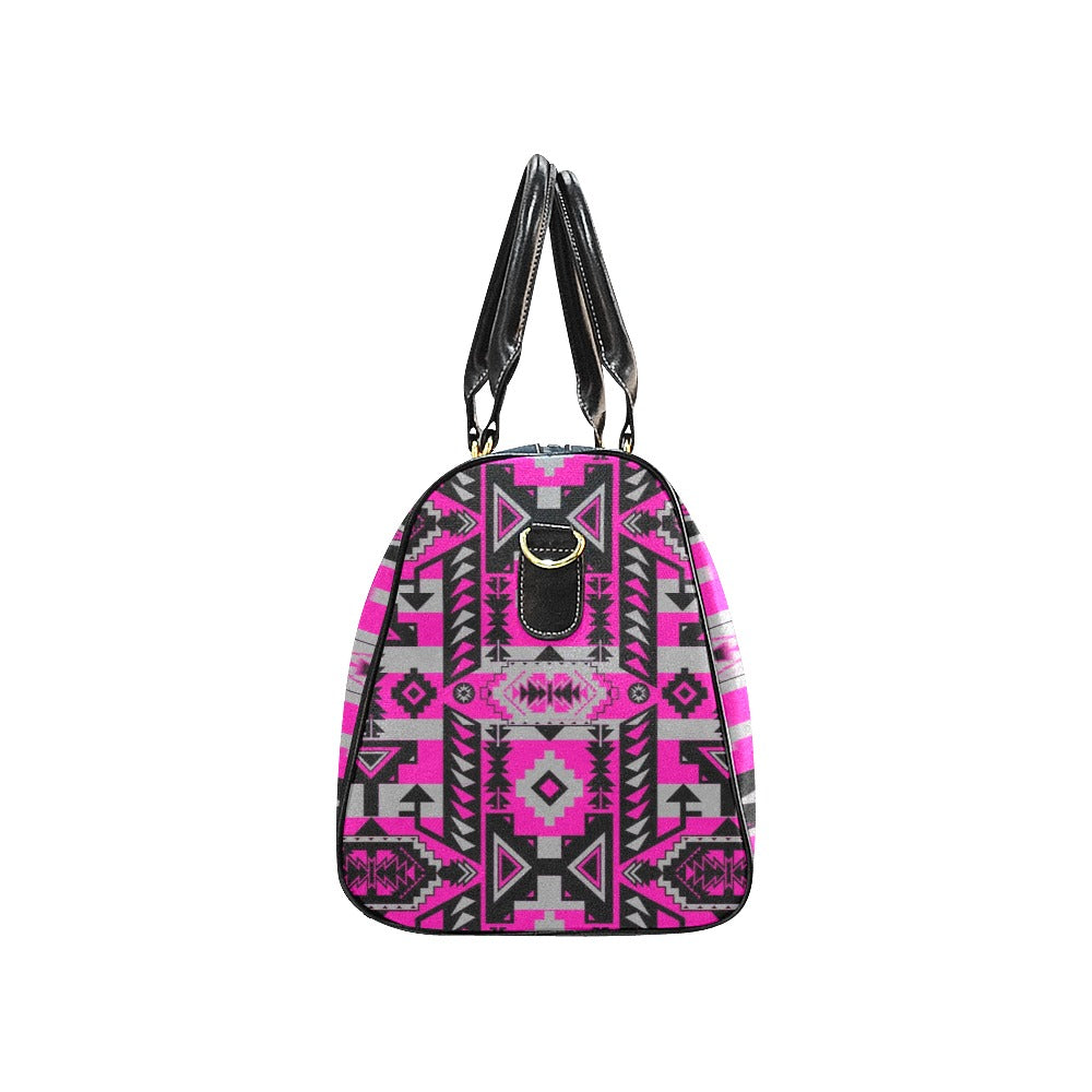 Chiefs Mountain Stunning Sunset Small Travel Bag