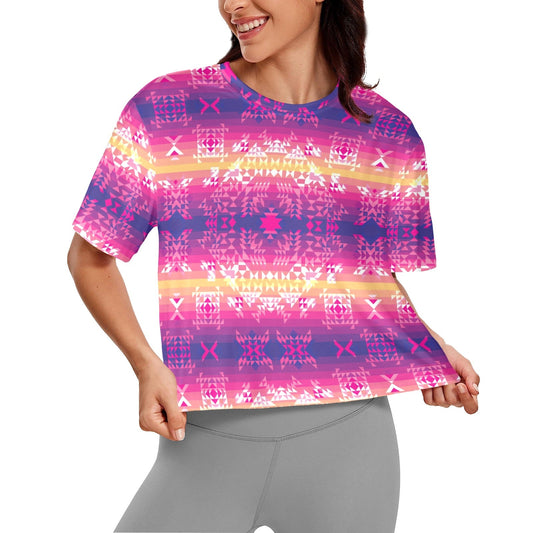 Soleil Overlay Crop Top