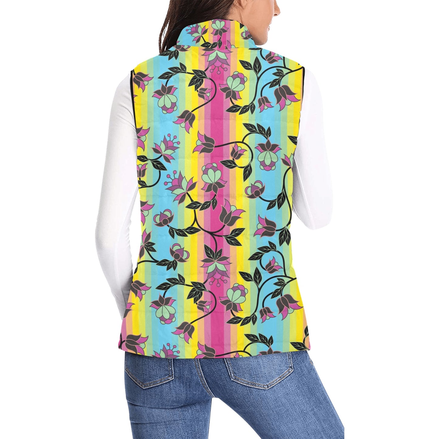 Powwow Carnival Women's Padded Vest Jacket