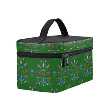 Load image into Gallery viewer, Dakota Damask Green Cosmetic Bag/Large
