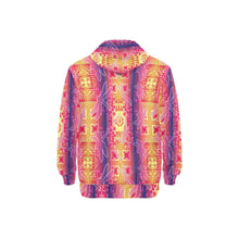 Load image into Gallery viewer, Kaleidoscope Dragonfly Men&#39;s Long Sleeve Fleece Hoodie
