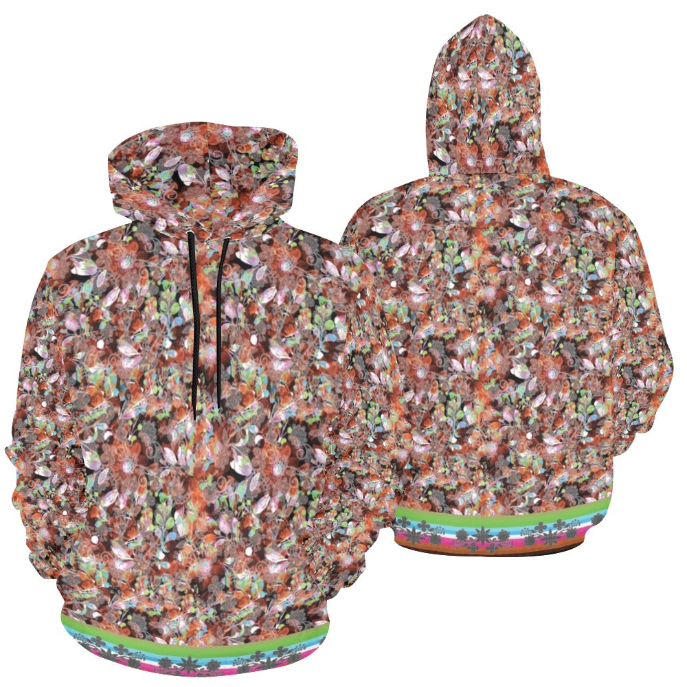 Culture in Nature Orange Hoodie for Women