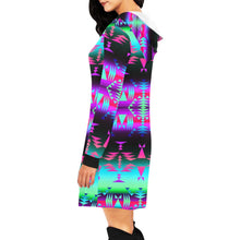 Load image into Gallery viewer, Between the Rocky Mountains Hoodie Dress
