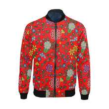 Load image into Gallery viewer, Berry Pop Fire Bomber Jacket for Men
