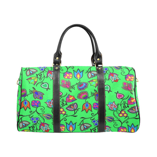 Indigenous Paisley Green New Waterproof Travel Bag/Small